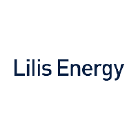 A black background with the words lilis energy written in blue.